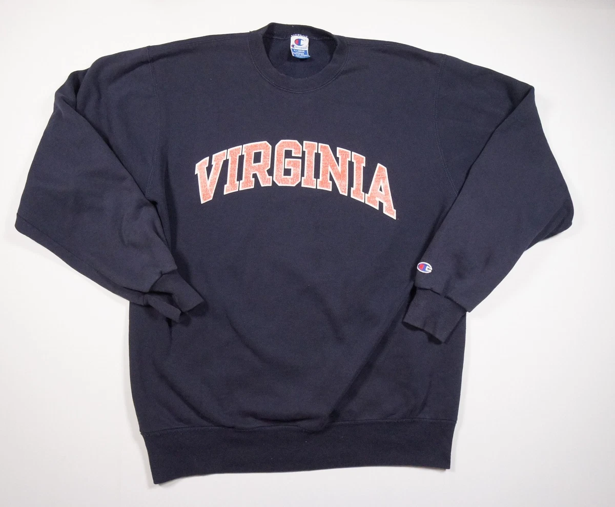 Virginia Cavaliers Arch & Logo Crewneck Sweatshirt | NCAA Licensed Gameday Apparel - Navy