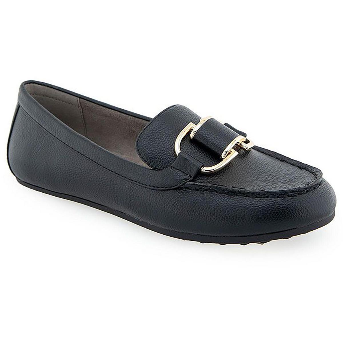 Женские мокасины Aerosoles Denver черного цвета без шнуровки 6.5 Medium (B,M) BHFO 0075