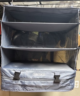 NEW Tabitora Portable Hanging Travel Shelves PackingOrganizer Suitcase Storage