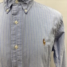 Polo Ralph Lauren Classic Fit L/S Oxford Button Down Striped Pony Mens M