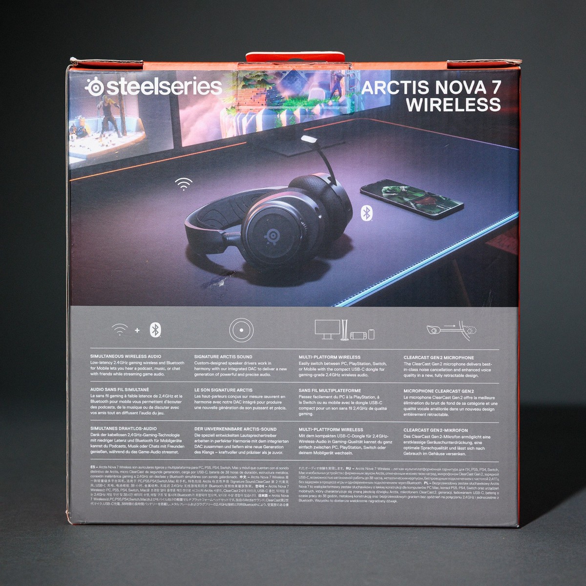 SteelSeries Arctis Nova 7 Wireless Over-Ear Gaming Headset