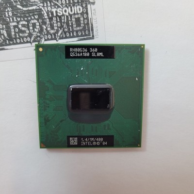 Intel Celeron M 360 CPU 1.4GHz 1M 400 SL8ML RH80536 Socket 479 Processor