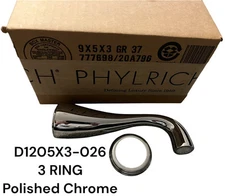 PHYLRICH Wall Tub Spout Polished Chrome D1205X3-026 3RING New Old Stock