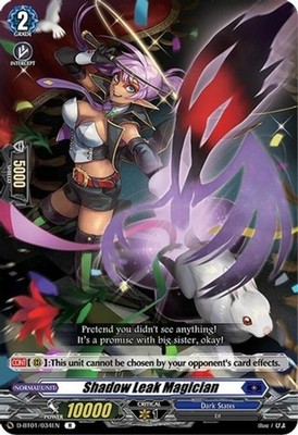 Shadow Leak Magician - D-BT01/034EN - R Nm-Mint, English Vanguard OverDress 01: 