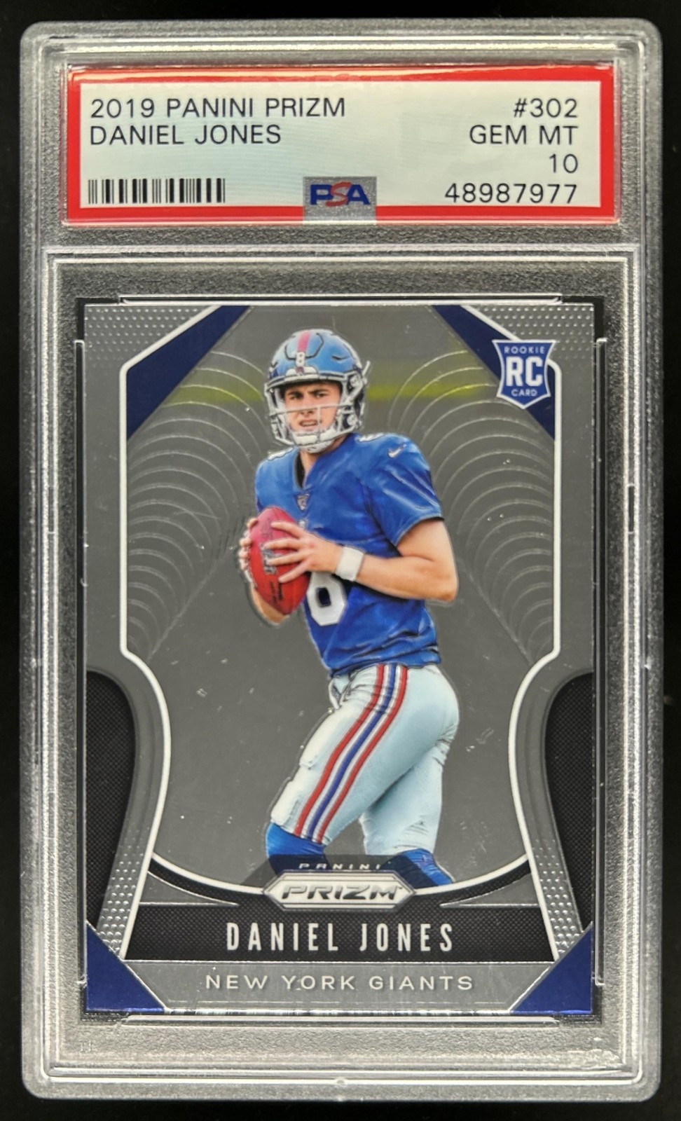 Daniel Jones Panini Prizm #302 Base