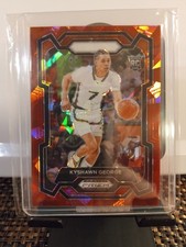 2024-25 Panini Prizm Draft Picks - Kyshawn George #71 Red Ice Prizm (RC)