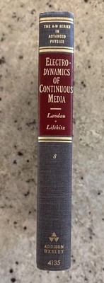 VTG 1966 LANL Physicist Copy! Electrodynamics of Cont  by Landau & Lifshitz HCDJ