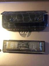 "THE CHROMONICA" MODEL 260 "C" BY M. HOHNER WITH ORIGINAL STORAGE CASE