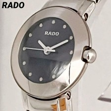 Rado DiaStar Ladies Round Quartz Watch Silver...
