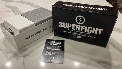 Superfight Card Game Core Deck Skybound Games 2016 500 Cards COMPLETE