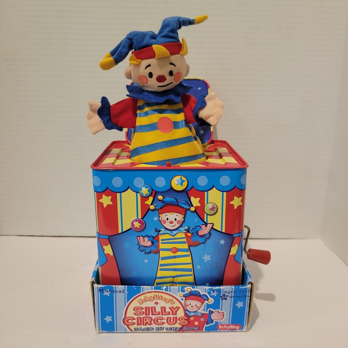 SCHYLLING'S Silly Circus Metal Jack in the Box Musical Pop