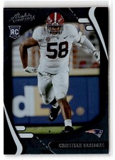 2021 Panini Absolute Christian Barmore RC #156 New England Patriots