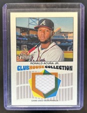 2026 Topps Heritage Ronald Acuna Jr. Clubhouse Jersey #CCR-RA Braves