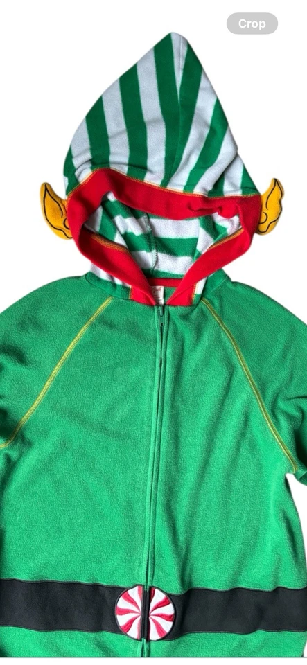 Cat & Jack Festivo Vacaciones Navidad Una Pieza Elfo PJ’s Ropa de Dormir Niño Niña 14 Foto 2 de 4