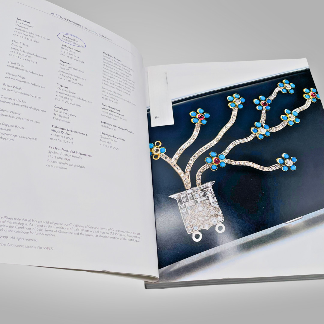 Sothebys Important Jewels Auction Catalog Feb 4 2009 New York Danielle Steel