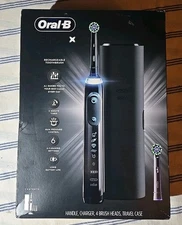 Oral B Genius X With AI Factory Sealed Rechargeable Toothbrush Black, Bluetooth 