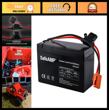 12V Replacement Battery for Ride-On Toy Car, Red 2-Pin Connector, High Performan