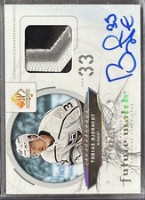 2019-20 UD SP Authentic Tobias Bjornfot 09-TB Future Watch Retro 48/50 RC Auto