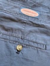 Vineyard Vines Island Short Men  s Size 36 Blue Chino
