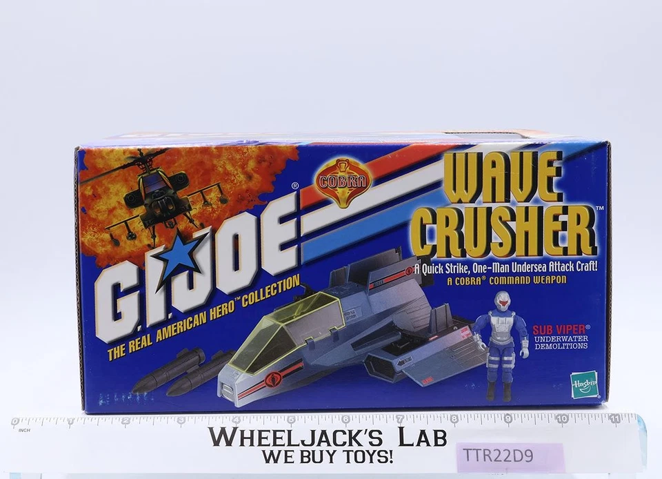 Wave Crusher 100% Complete W/ Box GI Joe 2001 Hasbro Action Figure Vehicle - Image 4 of 4