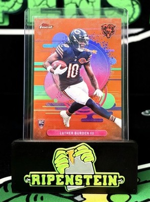 LUTHER BURDEN III 2025 Topps Finest ORANGE REFRACTOR /20 Uncommon RC Color Match
