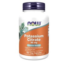 NOW Foods Supplements, Potassium Citrate 99 mg