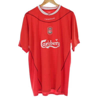 2002/04 Retro Reebok Liverpool FC T-shirt, Red - M | eBay UK