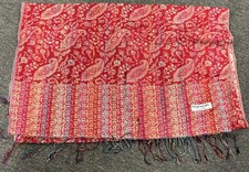 Vintage 100 Pashmina Scarf Wrap Shawl 1970s