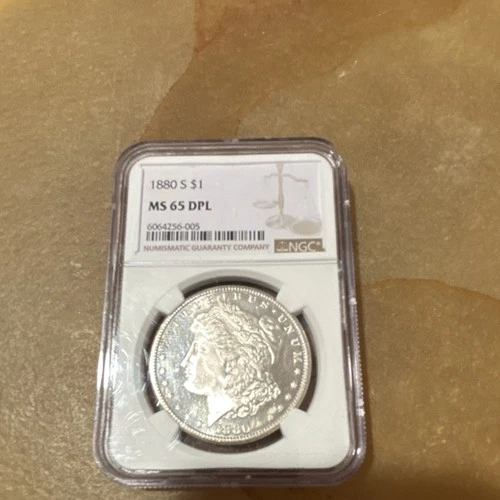 1880 Morgan Dollar San Francisco $1 NGC MS 65 DPL Silver Coin KM#110