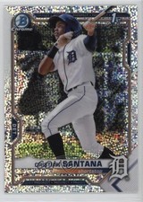2021 Bowman Chrome Prospects Speckle Refractor 121/299 Cristian Santana 11vc