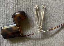 Opera Glasses +2.25 Tortoiseshell Case Compact Readers Folding “Stephanie”