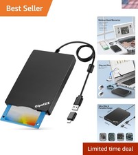 Dust Resistant 3.5" USB Floppy Drive for Windows - Slim, Reliable, and Portable