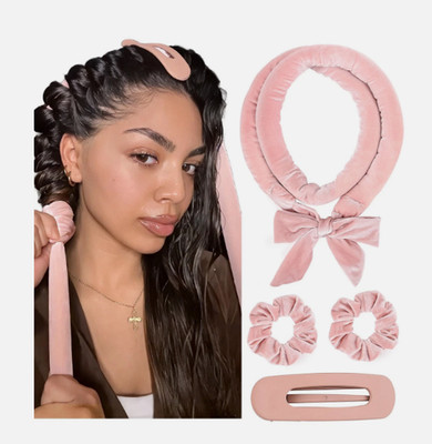 Heatless Hair Curler, No Heat Hair Curlers to Sleep in, Super Soft Ribbon Wra...