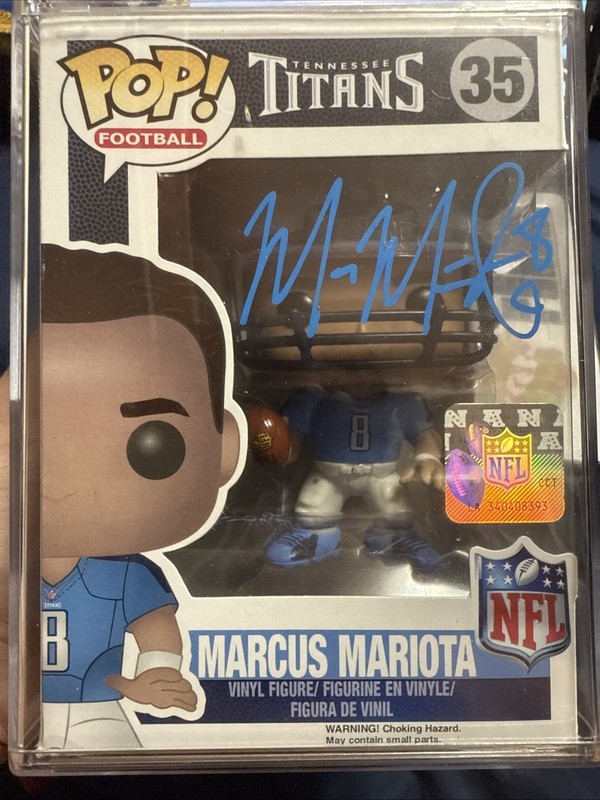Marcus Mariota Signed Funko Pop