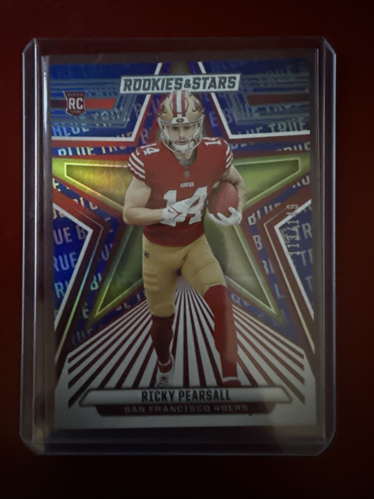 2024 Panini Rookies & Stars - Rookies Ricky Pearsall #184 True Blue /149 (RC)