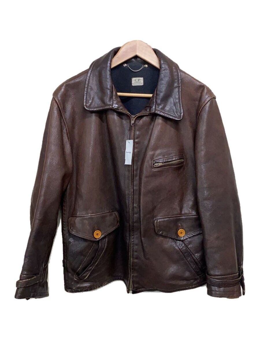 C.P.Company Osti Period/All Leather/Leather Jacket Blouson/-/Leather/Brw/Osti//