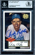 Andy Pafko Cards and Autograph Memorabilia Guide 39