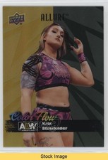 2024 Upper Deck Allure AEW Color Flow Yellow Green Kris Statlander READ 1i7h