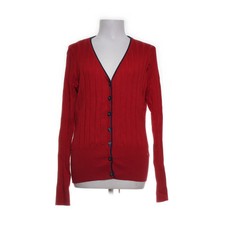 Vincenzo Boretti, Strickjacke, Damen, Größe: L, Rot, Nylon/Viskose #ocg