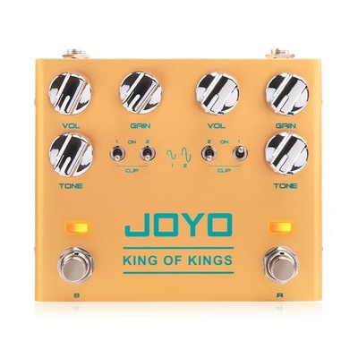 JOYO Crunch Overdrive Distortion Guitar Pedal Independent Clipping True Bypass