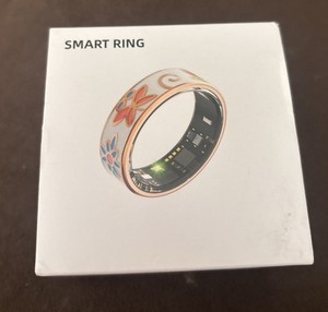 Stylish Enamel Smart Health Ring - Track Heart Rate, Sleep, and Activity Trends