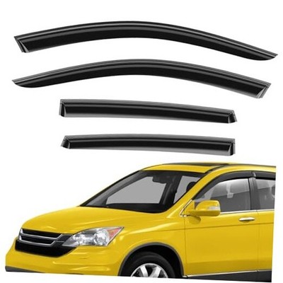 Extra Durable Window Deflectors Tape-On Window Visors Rain For Honda CR-V 07-11