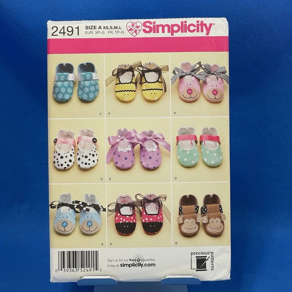 Lote de 4 patrones de costura para ropa y zapatos para niños sin cortar - simplicidad y McCalls Foto 4 de 4