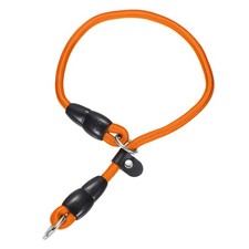 Dog Slip Collar No Pull Training Nylon Collar Adjustable Stopper S Orange