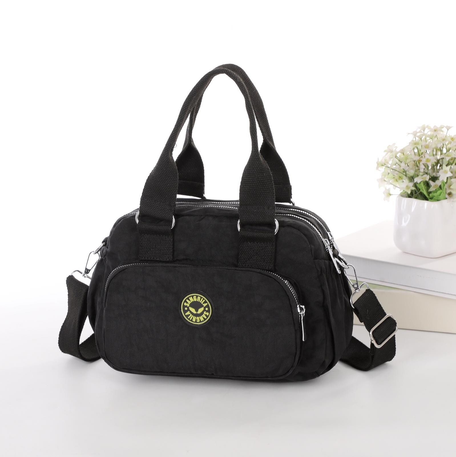 PONY Borsa donna doppio manico stampata con pieghe donna corpo incrociato 2502