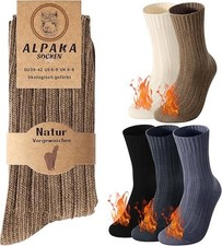 5 Pairs 7-13 Alpaca Socks Women Wool Socks for Women Thermal Socks Winter Socks