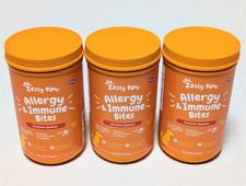 3 Zesty Paws Allergy  Immune Bites for Dogs, Lamb Flavor 180ct Each exp 08/2026