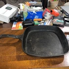 Square Unmarked Wagner Skillet vintage 9.5”