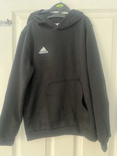 Black Adidas Hoodie Size 11-12 Years Brand New Just Taken The Tags Out