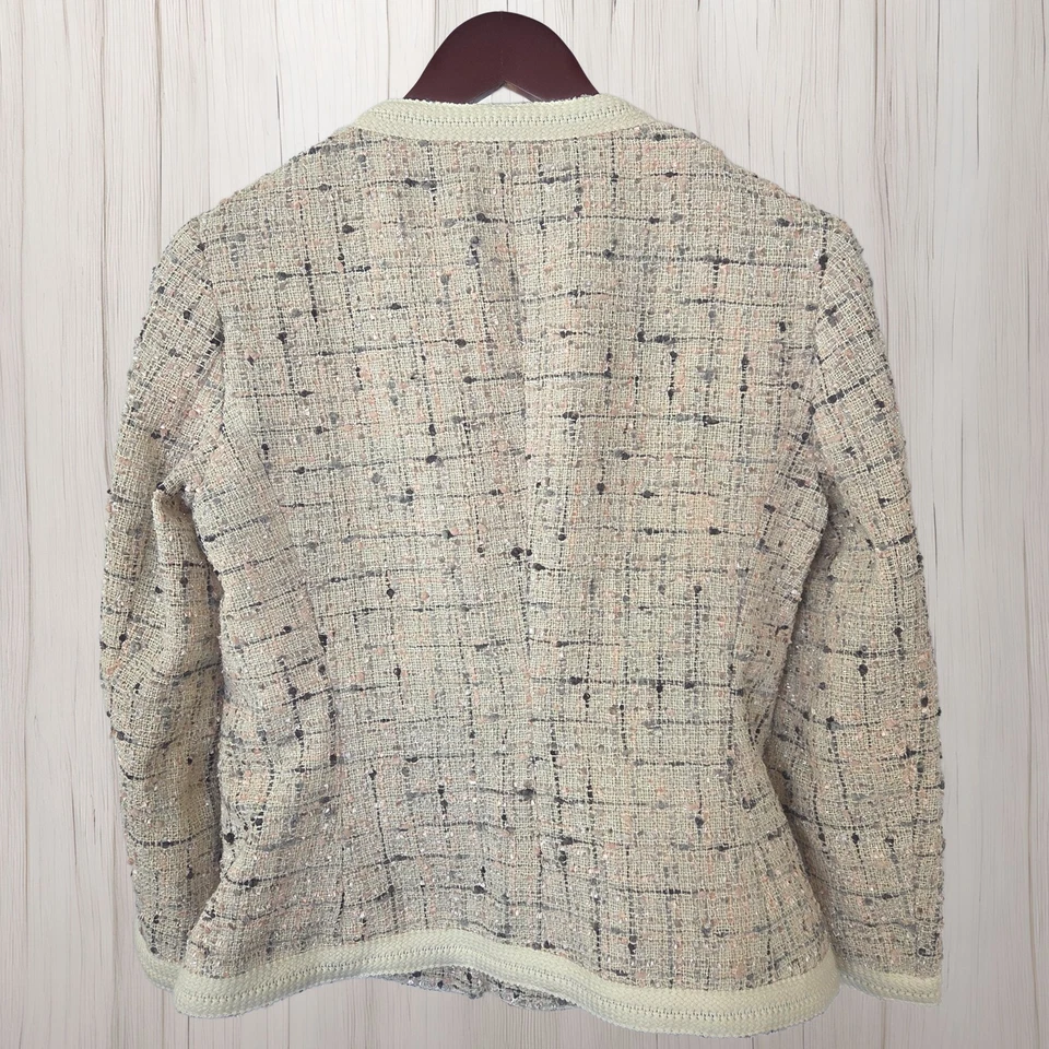 Женский блейзер Anne Klein на пяти пуговицах цвет белый размер 2 - Изображение 3 из 4